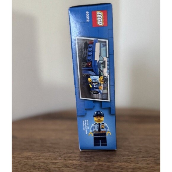 LEGO City Police Car Toy 60312 for Kids 5 plus Years Old with Officer Minifigure - Picture 3 of 4